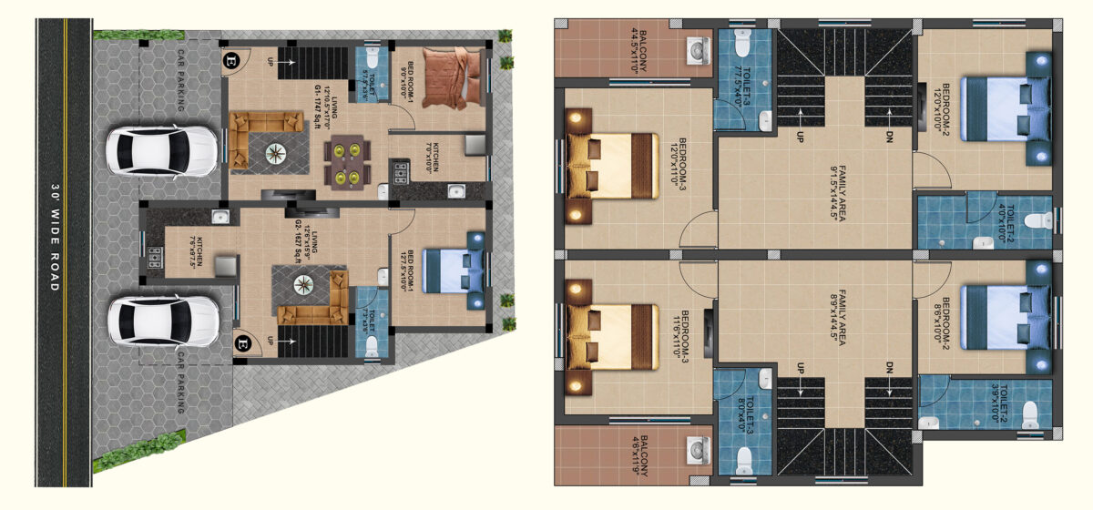 Md Ferns Paradise Villa 1 MP Developers