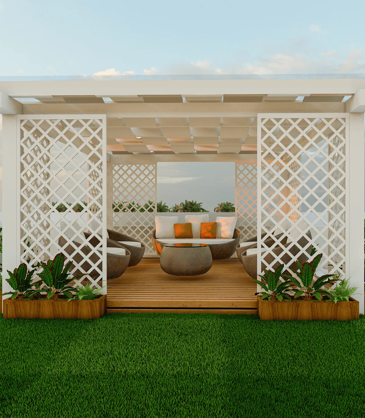 Pergola Seating